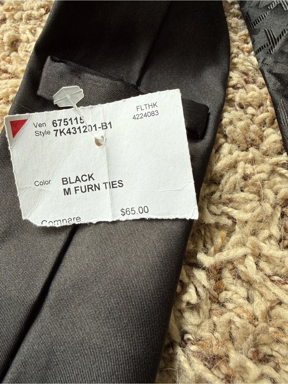 Michael Kors -Men’s Black Silk Tie (NWT)